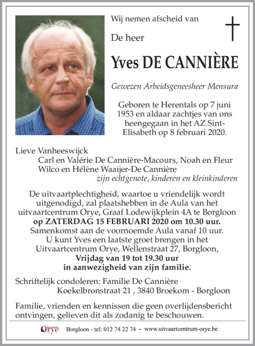 Yves De Cannière