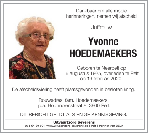 Yvonne Hoedemaekers