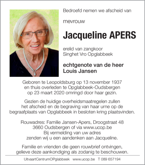 Jacqueline Apers