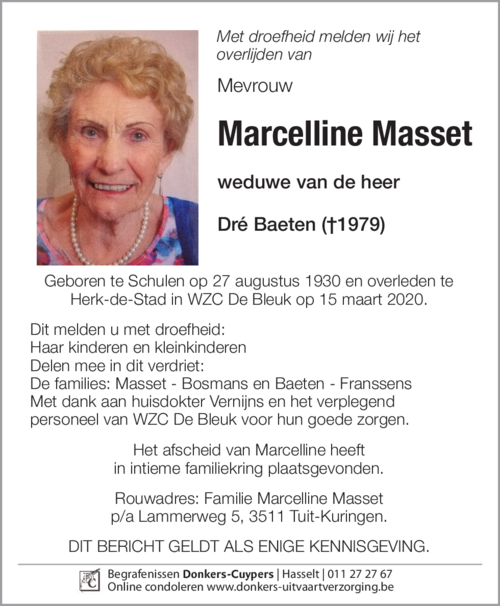 Marcelline Masset