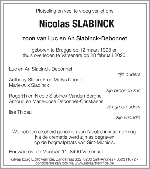 Nicolas Slabinck