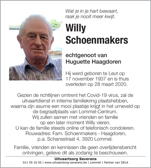 Willy Schoenmakers