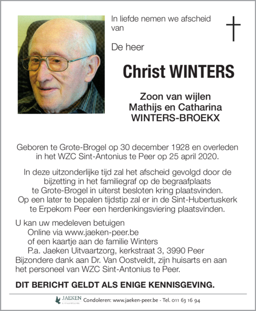 Christ Winters