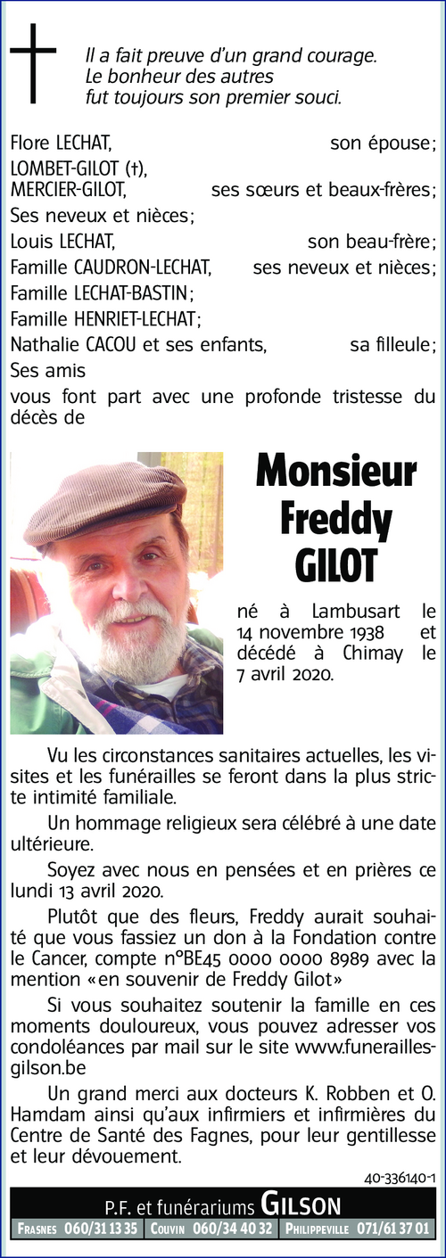 Freddy GILOT