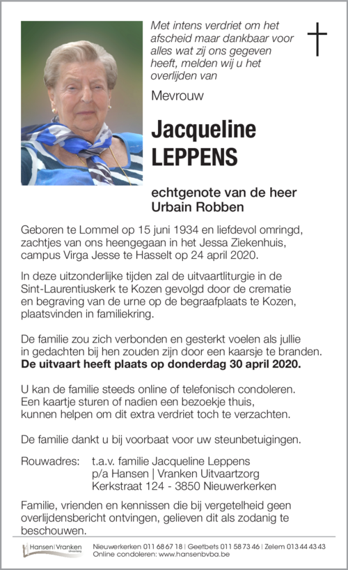Jacqueline LEPPENS