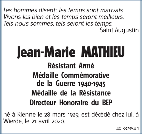 Jean-Marie MATHIEU