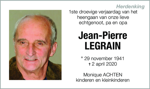 Jean-Pierre LEGRAIN