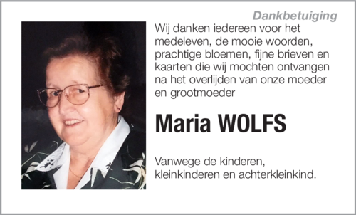 Maria Wolfs