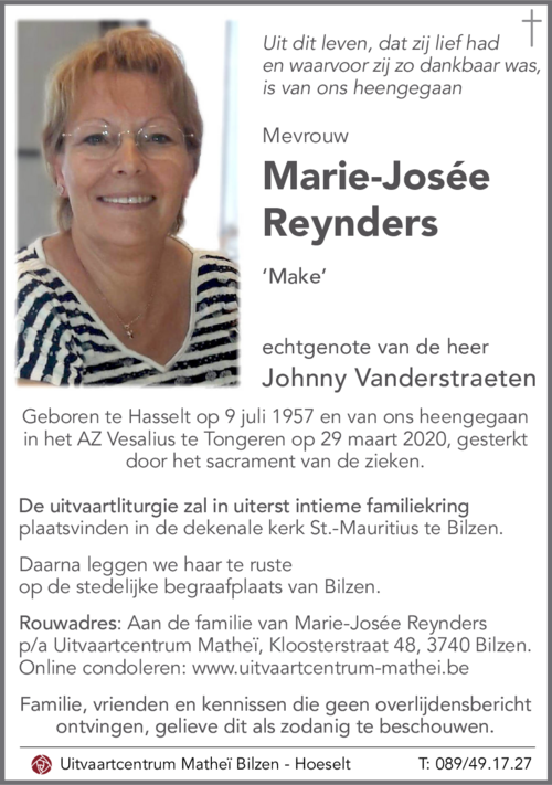Marie-Josée REYNDERS