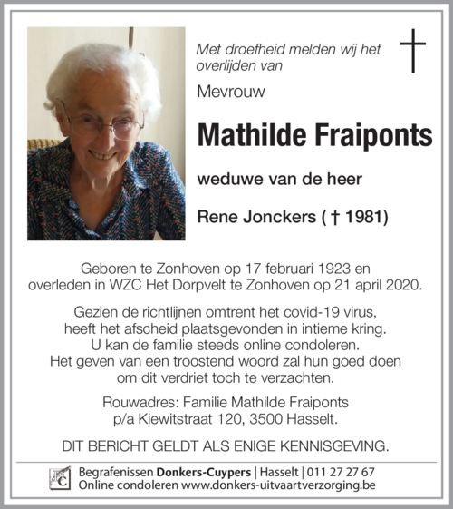 Mathilde Fraiponts