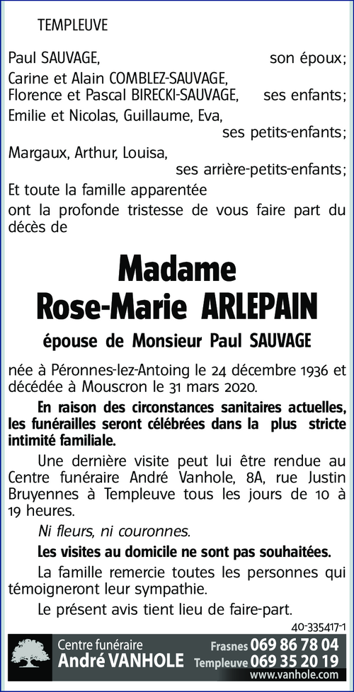 Rose-Marie ARLEPAIN