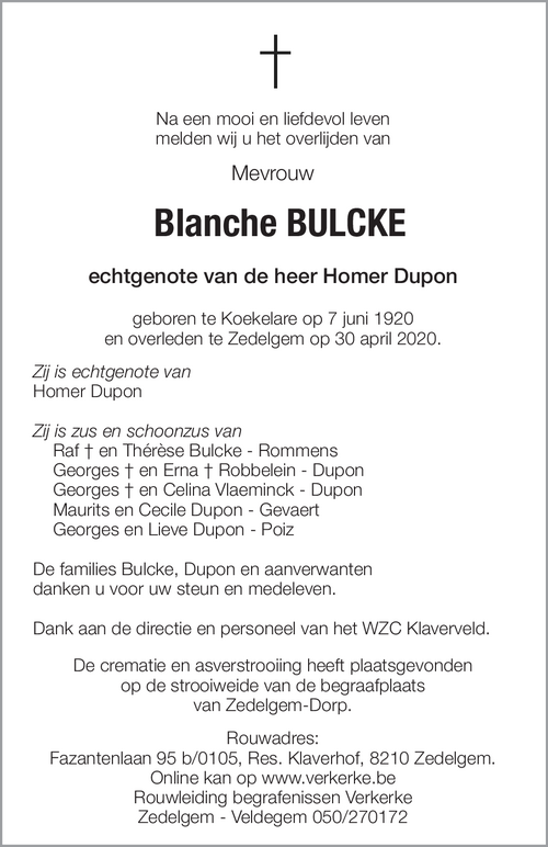 Blanche Bulcke