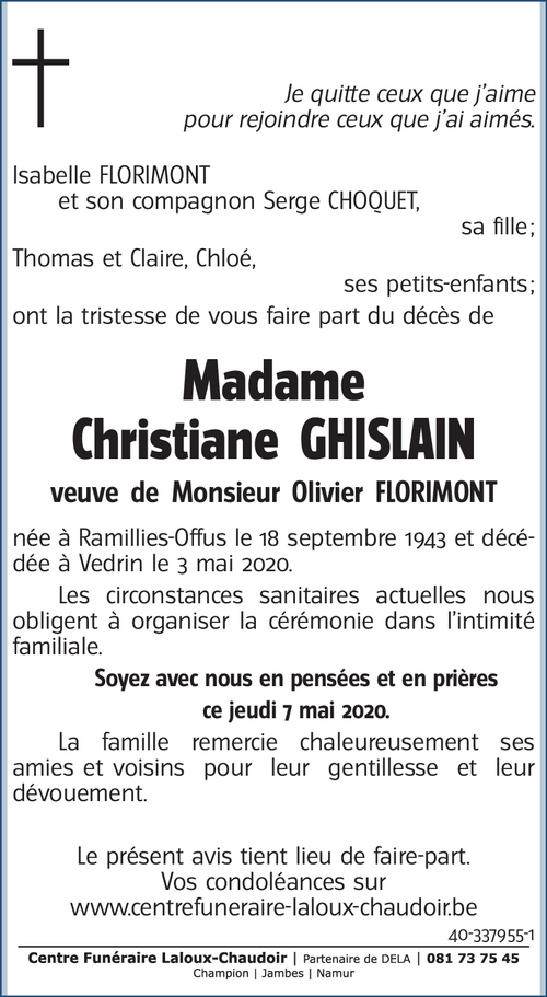 Christiane Ghislain