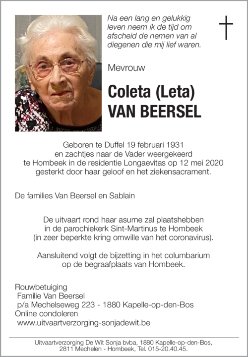 Coleta Van Beersel