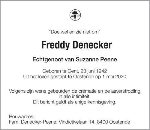 Freddy Denecker