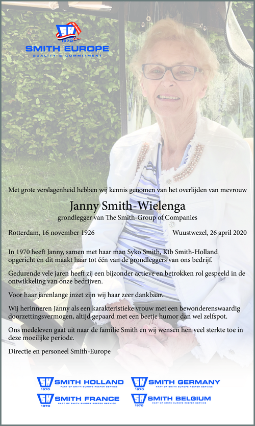 Janny Smith-Wielenga