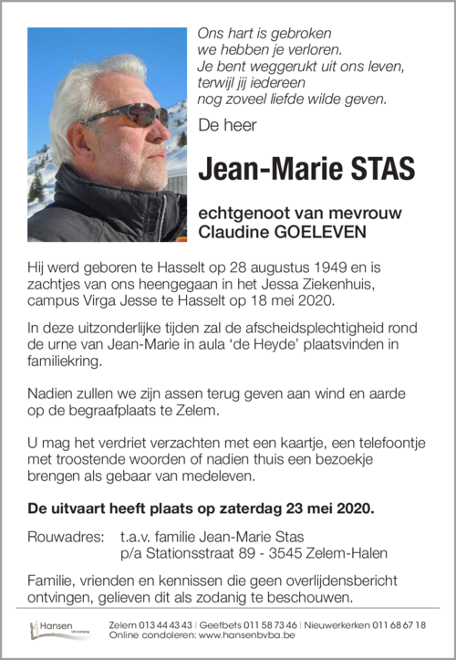 Jean-Marie STAS