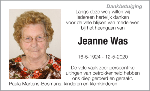 Jeanne Was