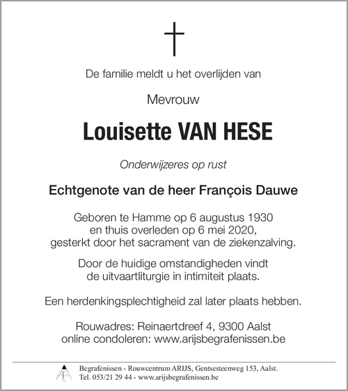 Louisette Van Hese