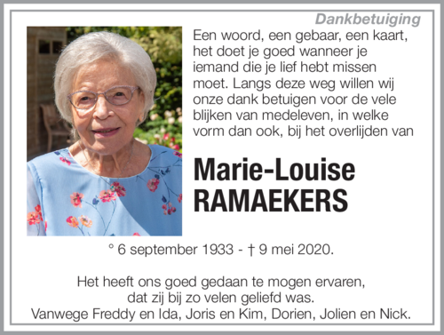 Marie-Louise Ramaekers