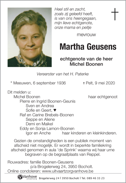 Martha Geusens