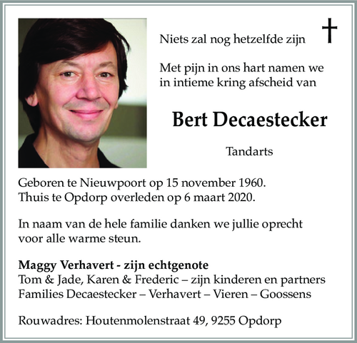 Bert Decaestecker
