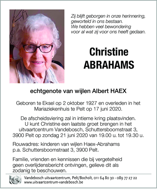 Christine ABRAHAMS