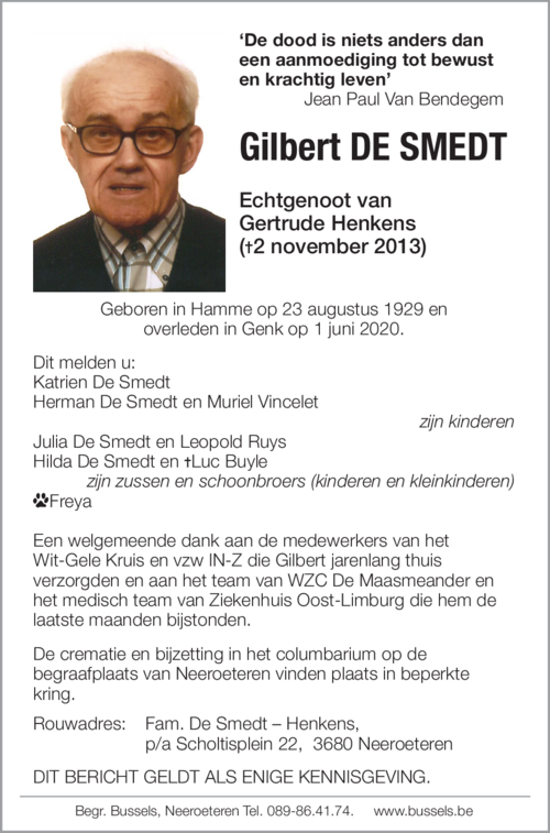 Gilbert De Smedt