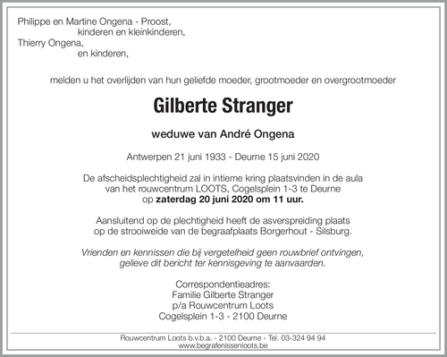 Gilberte Stranger