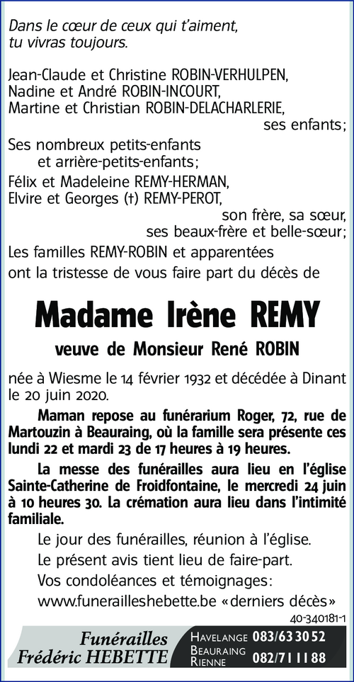 Irène REMY