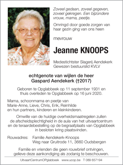 Jeanne Knoops