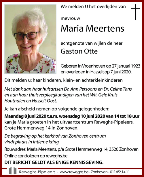 Maria Meertens