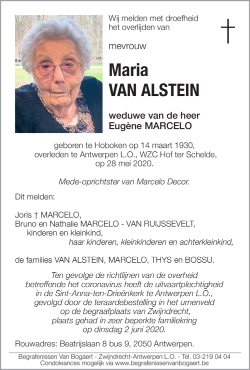 Maria Van Alstein