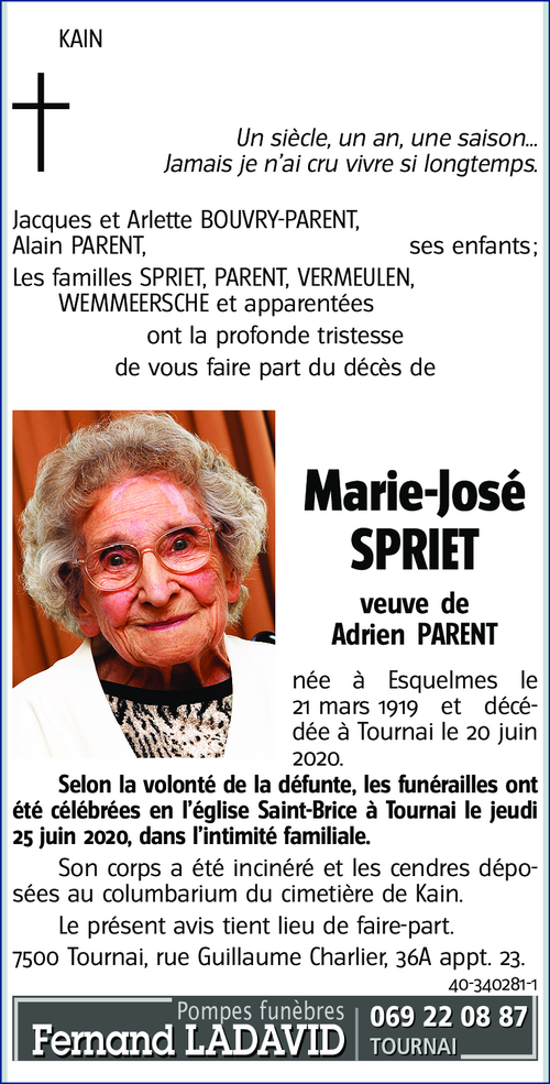 Marie-José SPRIET