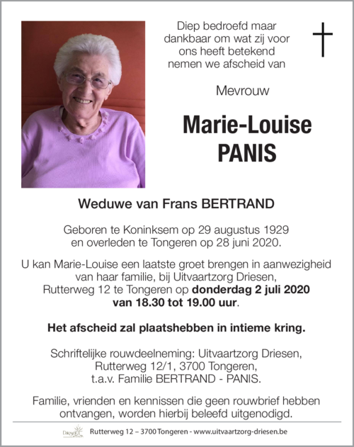 Marie-Louise Panis