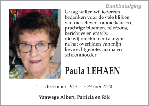 Paula Lehaen