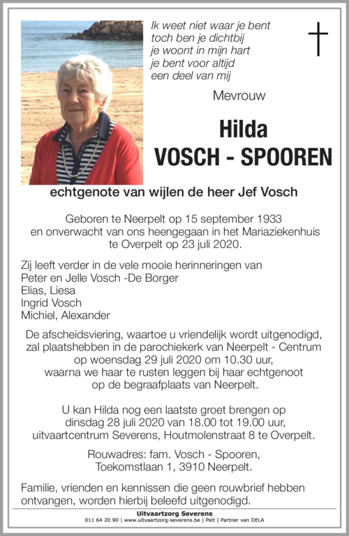 Hilda Vosch - Spooren