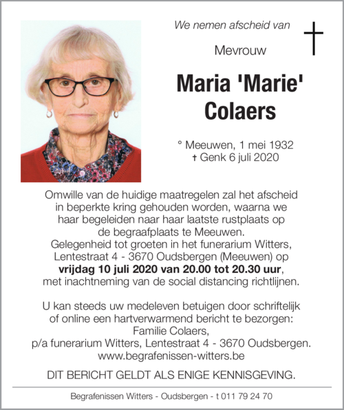 Maria Colaers