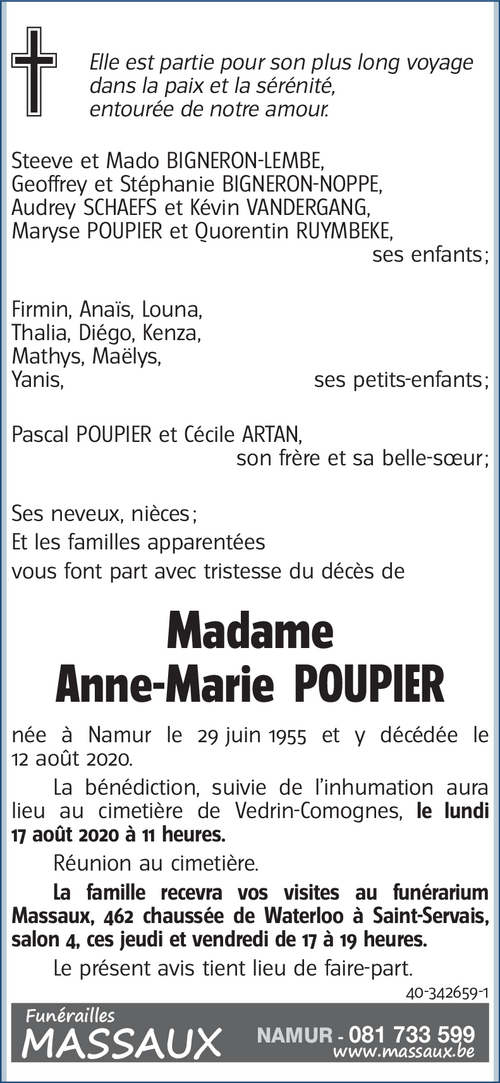 Anne-Marie POUPIER