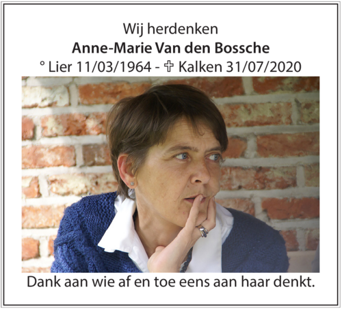 Anne-Marie Van den Bossche