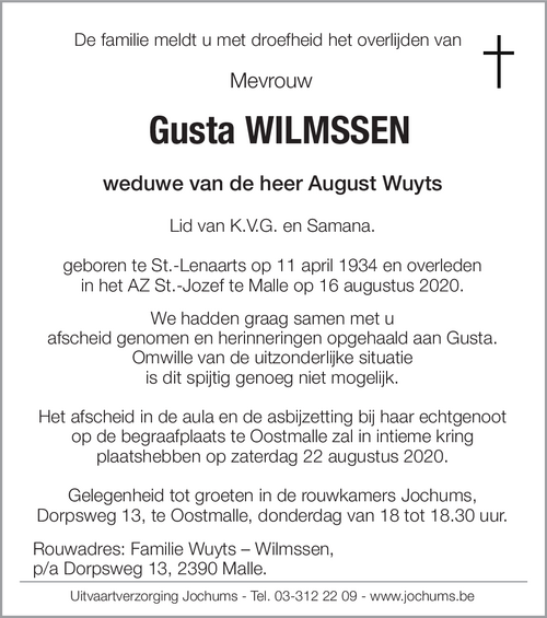 Gusta Wilmssen