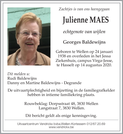 Julienne Maes