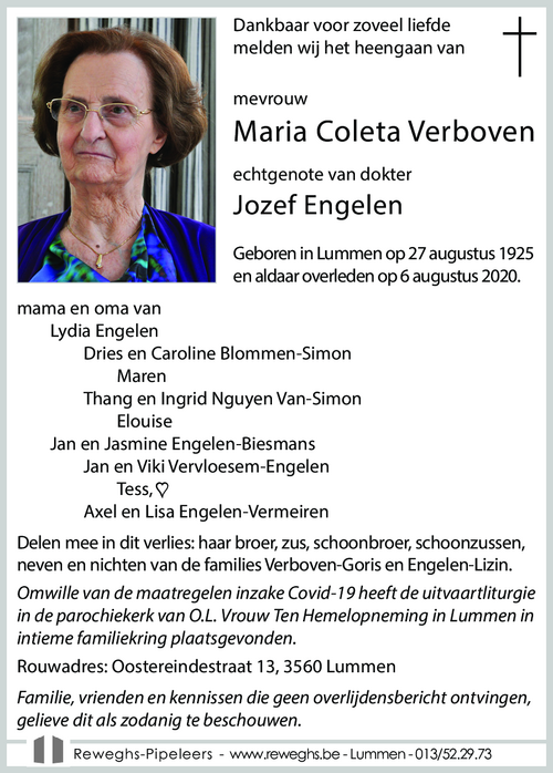 Maria Coleta Verboven