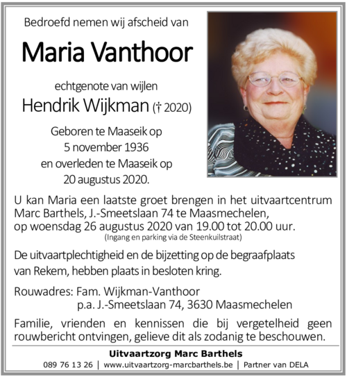 Maria Vanthoor