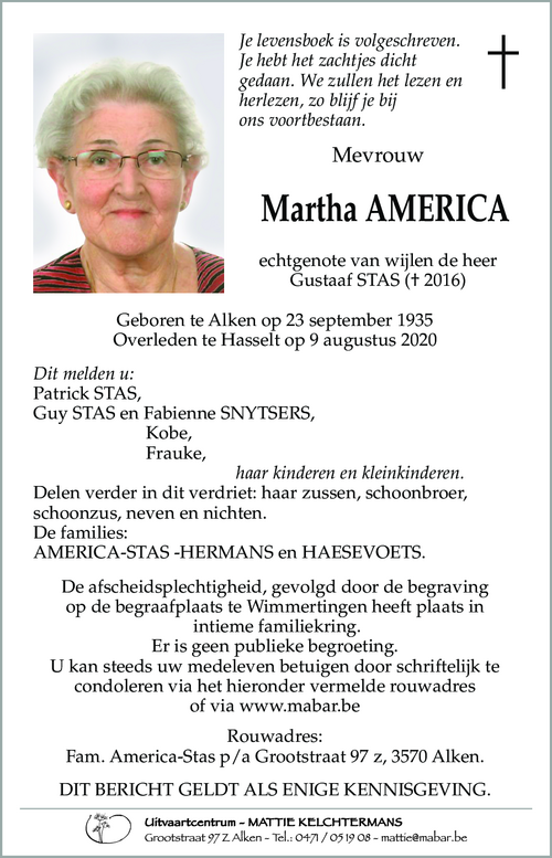 Martha America