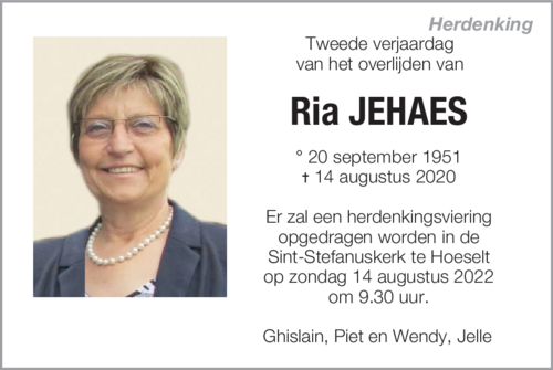 Ria Jehaes