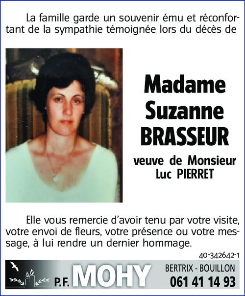 Suzanne BRASSEUR