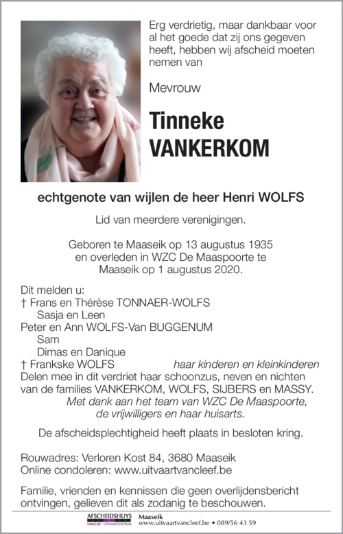 Tinneke Vankerkom