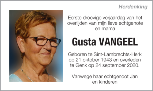 Gusta Vangeel