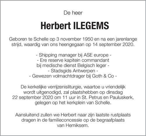 Herbert Ilegems